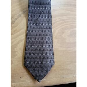 Roffe Accessories Gray Hand Made Silk Neck Tie